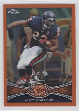 2012 Topps Chrome - [Base] - Retail Orange Refractor #69 - Matt Forte