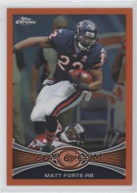 2012 Topps Chrome - [Base] - Retail Orange Refractor #69 - Matt Forte