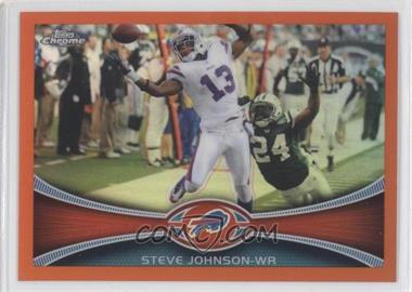 2012 Topps Chrome - [Base] - Retail Orange Refractor #74 - Steve Johnson