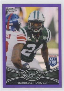 2012 Topps Chrome - [Base] - Retail Purple Refractor #33 - All-Pro - Darrelle Revis /499