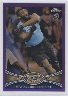 2012 Topps Chrome - [Base] - Retail Purple Refractor #57 - Michael Brockers /499