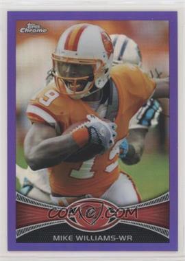 2012 Topps Chrome - [Base] - Retail Purple Refractor #84 - Mike Williams /499