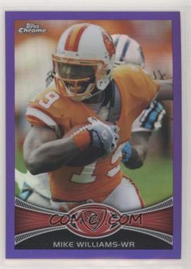 2012 Topps Chrome - [Base] - Retail Purple Refractor #84 - Mike Williams /499