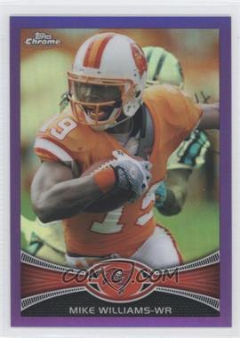 2012 Topps Chrome - [Base] - Retail Purple Refractor #84 - Mike Williams /499