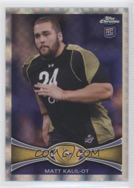 2012 Topps Chrome - [Base] - Retail X-Fractor #108 - Matt Kalil