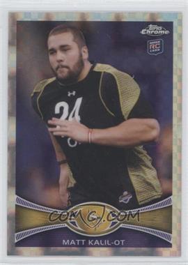 2012 Topps Chrome - [Base] - Retail X-Fractor #108 - Matt Kalil