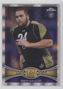 2012 Topps Chrome - [Base] - Retail X-Fractor #108 - Matt Kalil