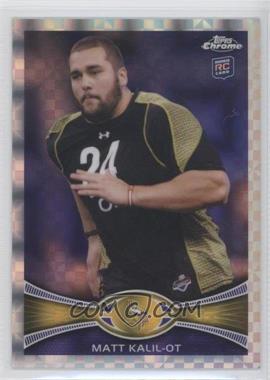 2012 Topps Chrome - [Base] - Retail X-Fractor #108 - Matt Kalil