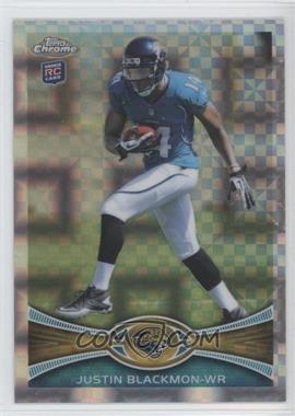 2012 Topps Chrome - [Base] - Retail X-Fractor #13 - Justin Blackmon