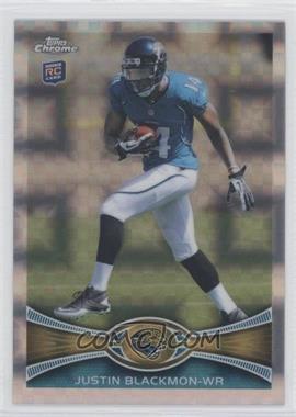 2012 Topps Chrome - [Base] - Retail X-Fractor #13 - Justin Blackmon