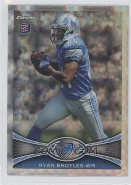 2012 Topps Chrome - [Base] - Retail X-Fractor #186 - Ryan Broyles