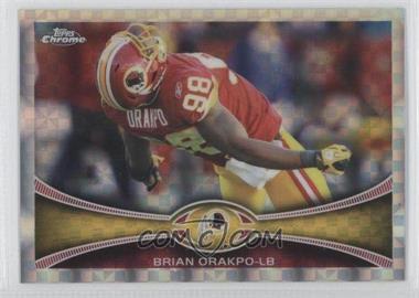 2012 Topps Chrome - [Base] - Retail X-Fractor #8 - Brian Orakpo