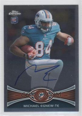 2012 Topps Chrome - [Base] - Rookie Autographs #2 - Michael Egnew