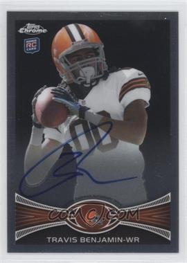 2012 Topps Chrome - [Base] - Rookie Autographs #43 - Travis Benjamin