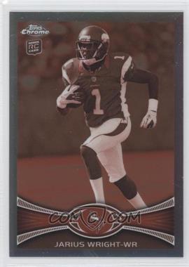 2012 Topps Chrome - [Base] - Sepia-Tone Refractor #203 - Jarius Wright /99