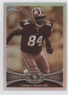 2012 Topps Chrome - [Base] - Sepia-Tone Refractor #32 - Randy Moss /99