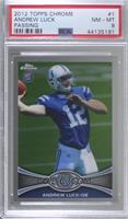 Andrew Luck (Throwing Ball) [PSA 8 NM‑MT]