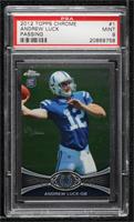 Andrew Luck (Throwing Ball) [PSA 9 MINT]