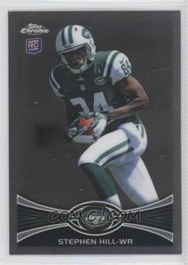 2012 Topps Chrome - [Base] #175.1 - Stephen Hill (Both Hands on Ball)