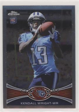 2012 Topps Chrome - [Base] #212.1 - Kendall Wright (Catching Football)