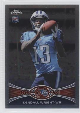 2012 Topps Chrome - [Base] #212.1 - Kendall Wright (Catching Football)