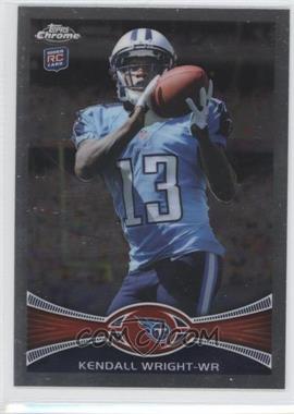 2012 Topps Chrome - [Base] #212.1 - Kendall Wright (Catching Football)