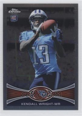 2012 Topps Chrome - [Base] #212.1 - Kendall Wright (Catching Football)