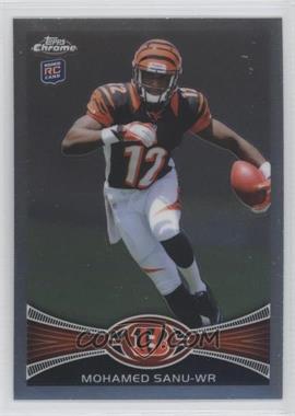 2012 Topps Chrome - [Base] #98.1 - Mohamed Sanu (Helmet On - Running)