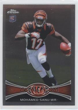 2012 Topps Chrome - [Base] #98.1 - Mohamed Sanu (Helmet On - Running)