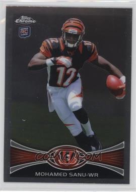 2012 Topps Chrome - [Base] #98.1 - Mohamed Sanu (Helmet On - Running)