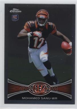 2012 Topps Chrome - [Base] #98.1 - Mohamed Sanu (Helmet On - Running)