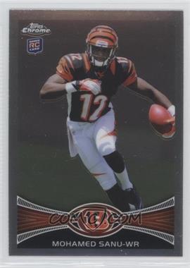 2012 Topps Chrome - [Base] #98.1 - Mohamed Sanu (Helmet On - Running)