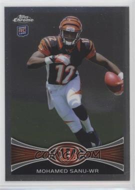 2012 Topps Chrome - [Base] #98.1 - Mohamed Sanu (Helmet On - Running)