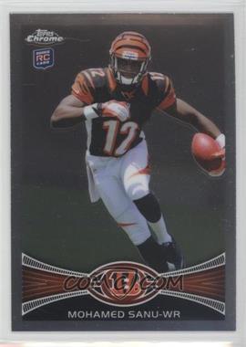 2012 Topps Chrome - [Base] #98.1 - Mohamed Sanu (Helmet On - Running)