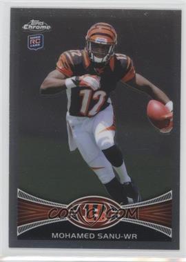 2012 Topps Chrome - [Base] #98.1 - Mohamed Sanu (Helmet On - Running)