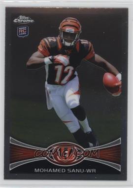 2012 Topps Chrome - [Base] #98.1 - Mohamed Sanu (Helmet On - Running)