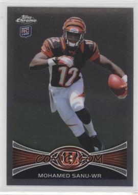 2012 Topps Chrome - [Base] #98.1 - Mohamed Sanu (Helmet On - Running)