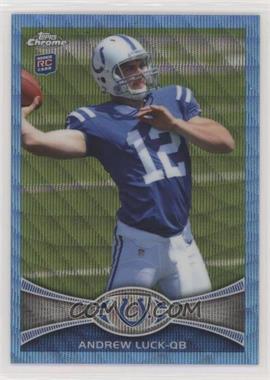 2012 Topps Chrome - Blue Wave Refractors #BW-1 - Andrew Luck