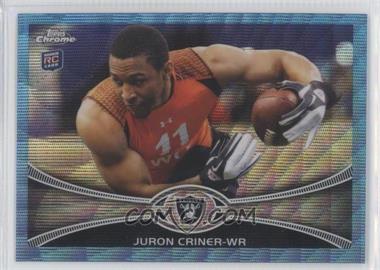 2012 Topps Chrome - Blue Wave Refractors #BW-195 - Juron Criner