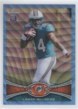 2012 Topps Chrome - Blue Wave Refractors #BW-38 - Lamar Miller