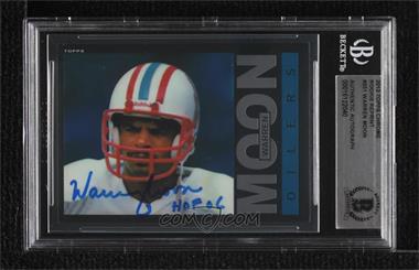 2012 Topps Chrome - Quarterback Rookie Reprint #251 - Warren Moon [BAS BGS Authentic]