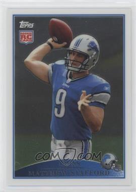 2012 Topps Chrome - Quarterback Rookie Reprint #430 - Matthew Stafford