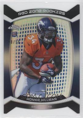 2012 Topps Chrome - Red Zone Rookies Die-Cut - Blue Refractor #RZDC-33 - Ronnie Hillman /50