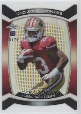2012 Topps Chrome - Red Zone Rookies Die-Cut - Gold Refractor #RZDC-21 - LaMichael James /25