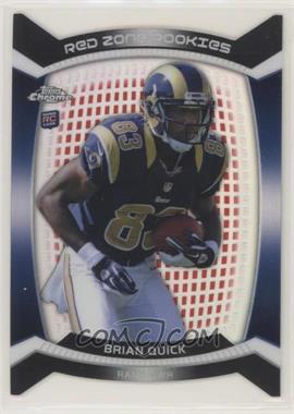 2012 Topps Chrome - Red Zone Rookies Die-Cut - Refractor #RZDC-19 - Brian Quick