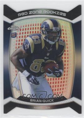 2012 Topps Chrome - Red Zone Rookies Die-Cut - Refractor #RZDC-19 - Brian Quick