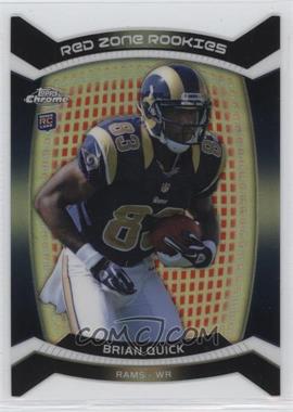 2012 Topps Chrome - Red Zone Rookies Die-Cut - Refractor #RZDC-19 - Brian Quick