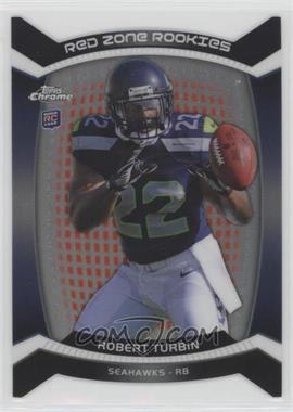 2012 Topps Chrome - Red Zone Rookies Die-Cut - Refractor #RZDC-24 - Robert Turbin