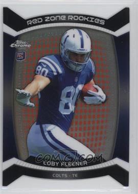 2012 Topps Chrome - Red Zone Rookies Die-Cut - Refractor #RZDC-26 - Coby Fleener