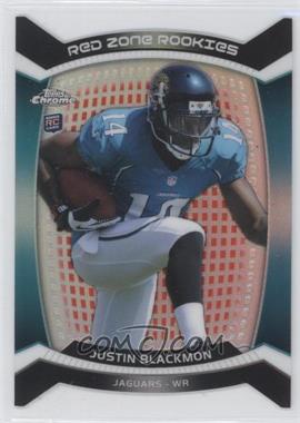 2012 Topps Chrome - Red Zone Rookies Die-Cut - Refractor #RZDC-30 - Justin Blackmon